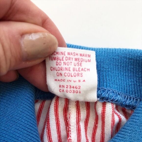 Vintage Buster Browns stripe collar romper EUC 6-9 months - Picture 6 of 7